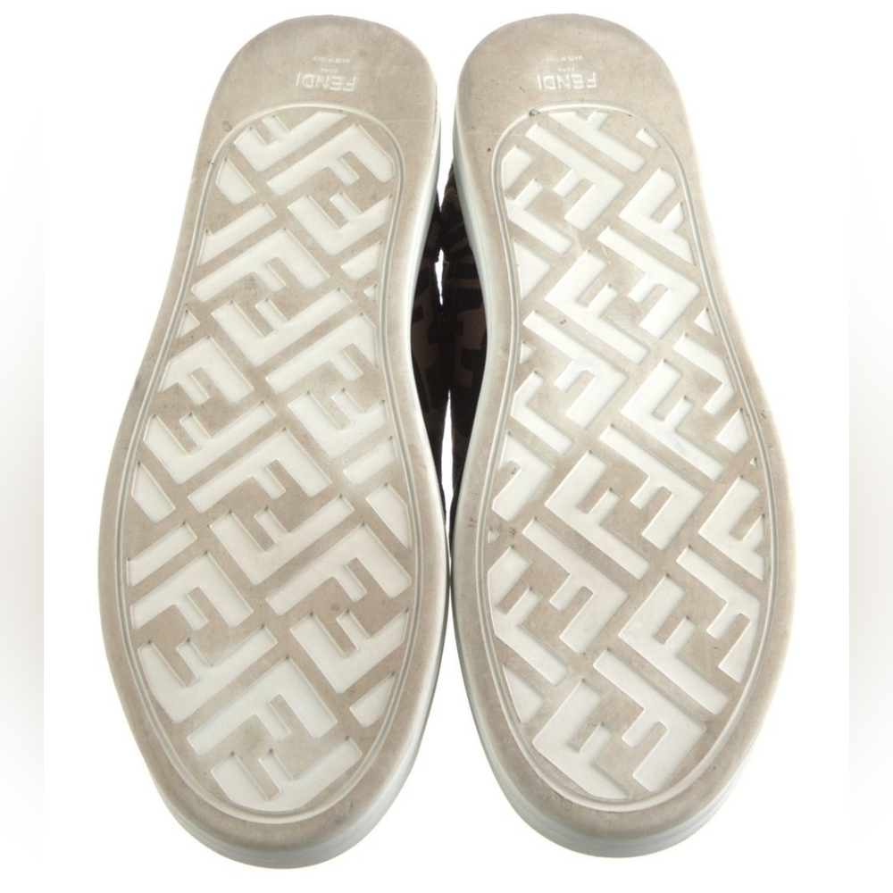 Fendi Women’s Brown Slip-On Sneakers Size EU 39.5 - Picture 4 of 8